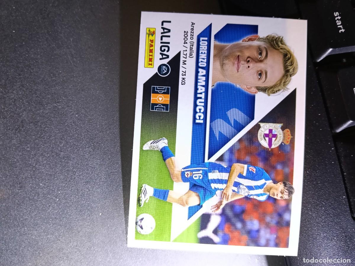Coleccionismo cromos antiguos: CROMO AMATUCCI 22 FICHAJE 22 &Uacute;LTIMOS FICHAJES 22 DEPORTIVO CORU&Ntilde;A LIGA 2026 2027 26 27 ESTE PANINI