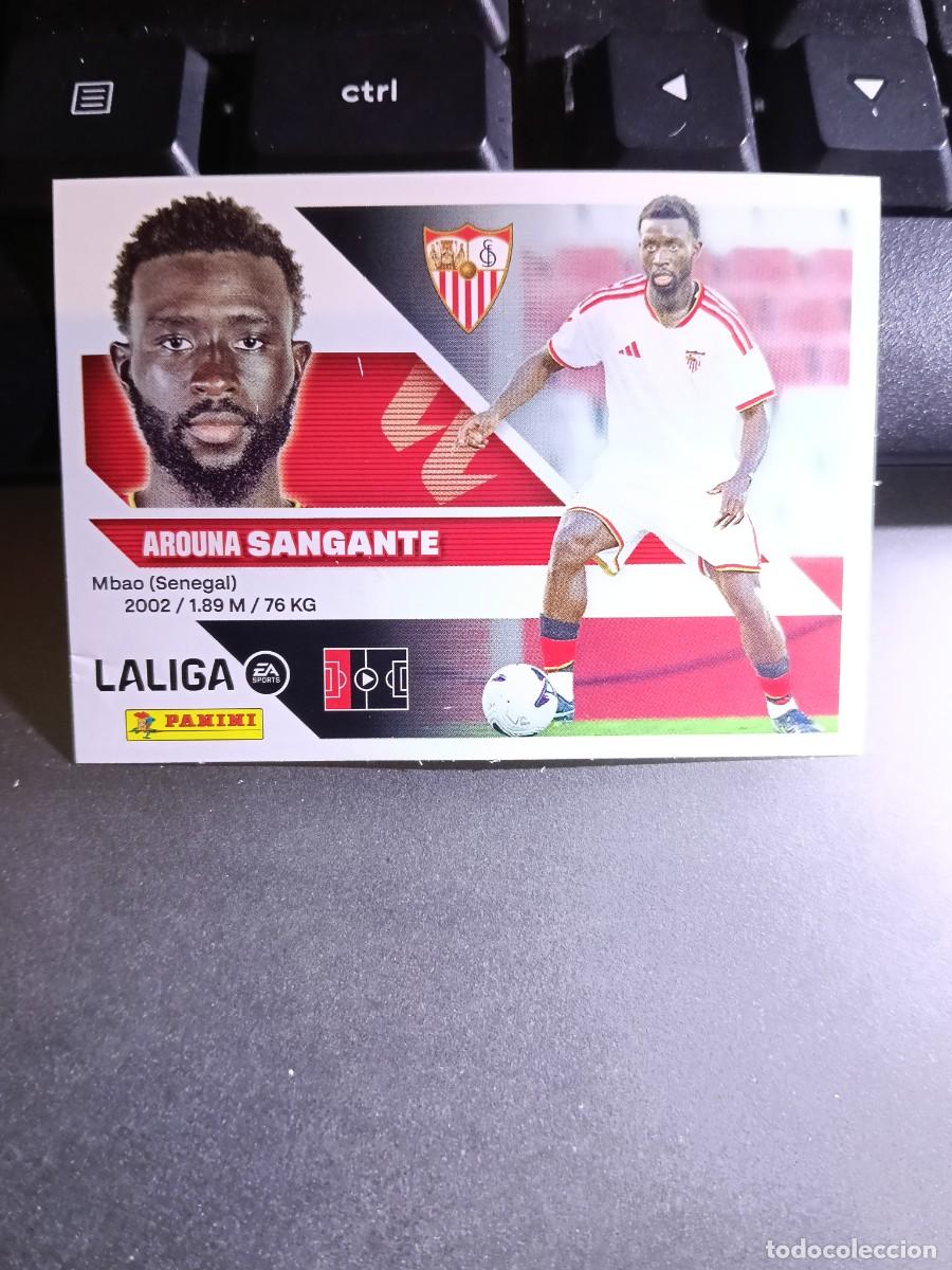 Coleccionismo cromos antiguos: CROMO SANGANTE 17 FICHAJE 17 &Uacute;LTIMOS FICHAJES 17 SEVILLA LIGA 2026 2027 26 27 ESTE PANINI NUNCA PEGA