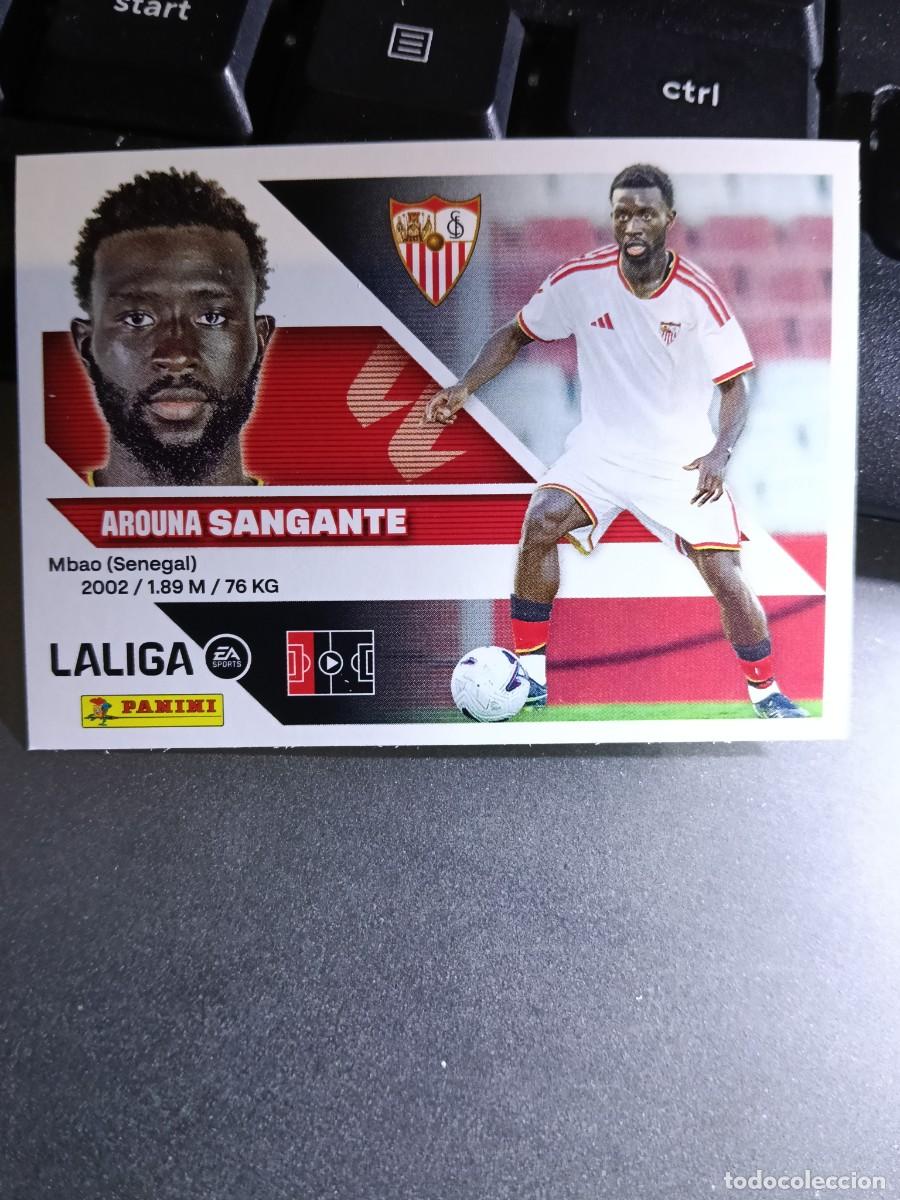Coleccionismo cromos antiguos: CROMO SANGANTE 17 FICHAJE 17 &Uacute;LTIMOS FICHAJES 17 SEVILLA LIGA 2026 2027 26 27 ESTE PANINI NUNCA PEGA