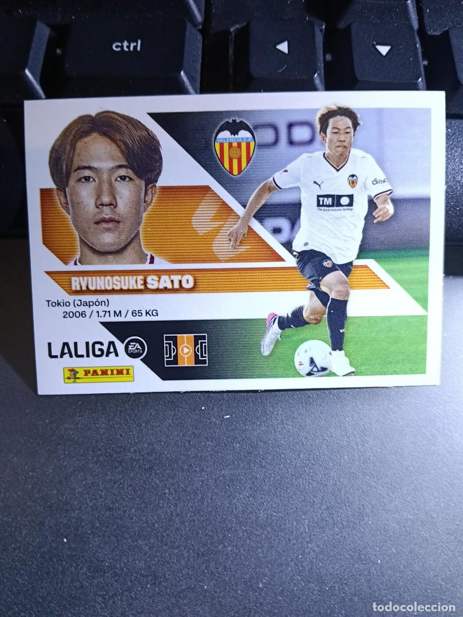 Coleccionismo cromos antiguos: CROMO SATO 14 FICHAJE 14 &Uacute;LTIMOS FICHAJES 14 VALENCIA LIGA 2026 2027 26 27 ESTE PANINI NUNCA PEGADO