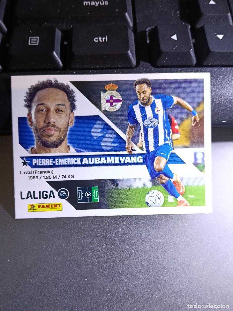 Coleccionismo cromos antiguos: CROMO AUBAMEYANG 12 FICHAJE 12 &Uacute;LTIMOS FICHAJES 12 DEPORTIVO DE CORU&Ntilde;A 2026 2027 26 27 ESTE PANINI