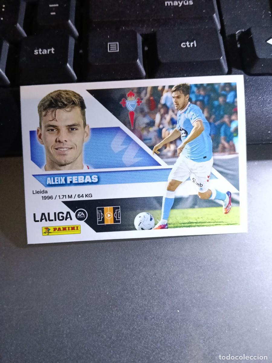 Coleccionismo cromos antiguos: CROMO FEBAS 10 FICHAJE 10 &Uacute;LTIMOS FICHAJES 10 CELTA DE VIGO LIGA 2026 2027 26 27 ESTE PANINI NUNCA P