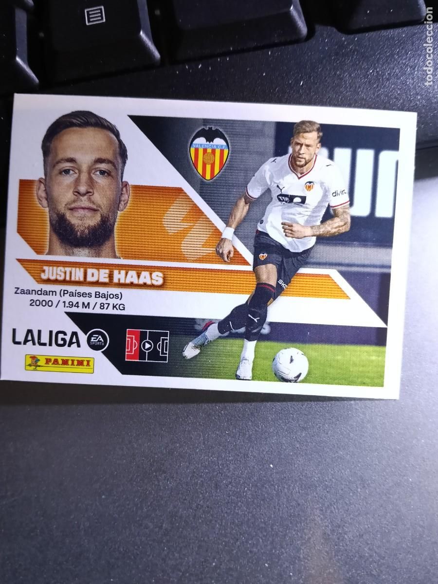 Coleccionismo cromos antiguos: CROMO DE HAAS 9 FICHAJE 9 &Uacute;LTIMOS FICHAJES 9 VALENCIA LIGA 2026 2027 26 27 ESTE PANINI NUNCA PEGADO