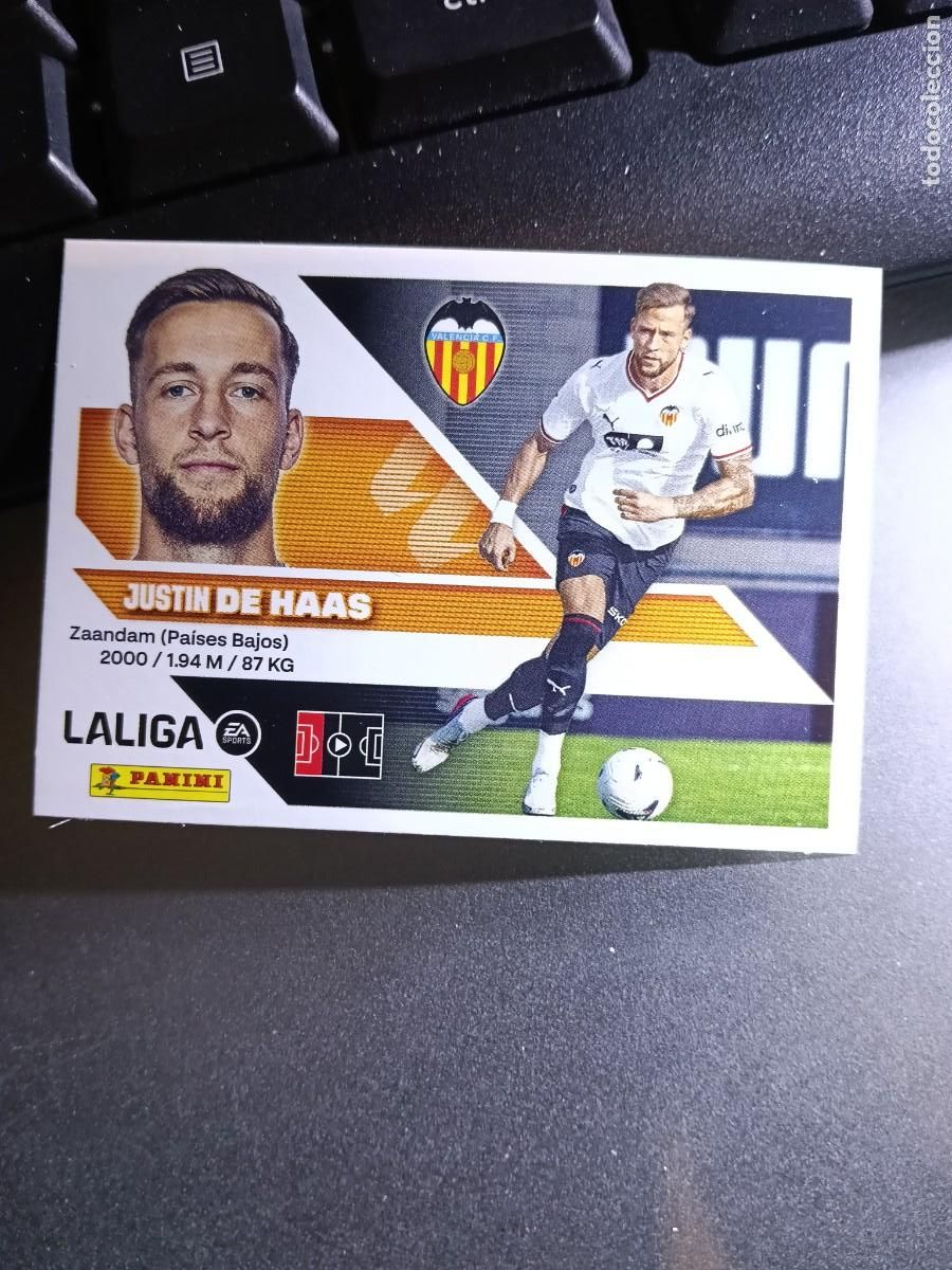 Coleccionismo cromos antiguos: CROMO DE HAAS 9 FICHAJE 9 &Uacute;LTIMOS FICHAJES 9 VALENCIA LIGA 2026 2027 26 27 ESTE PANINI NUNCA PEGADO