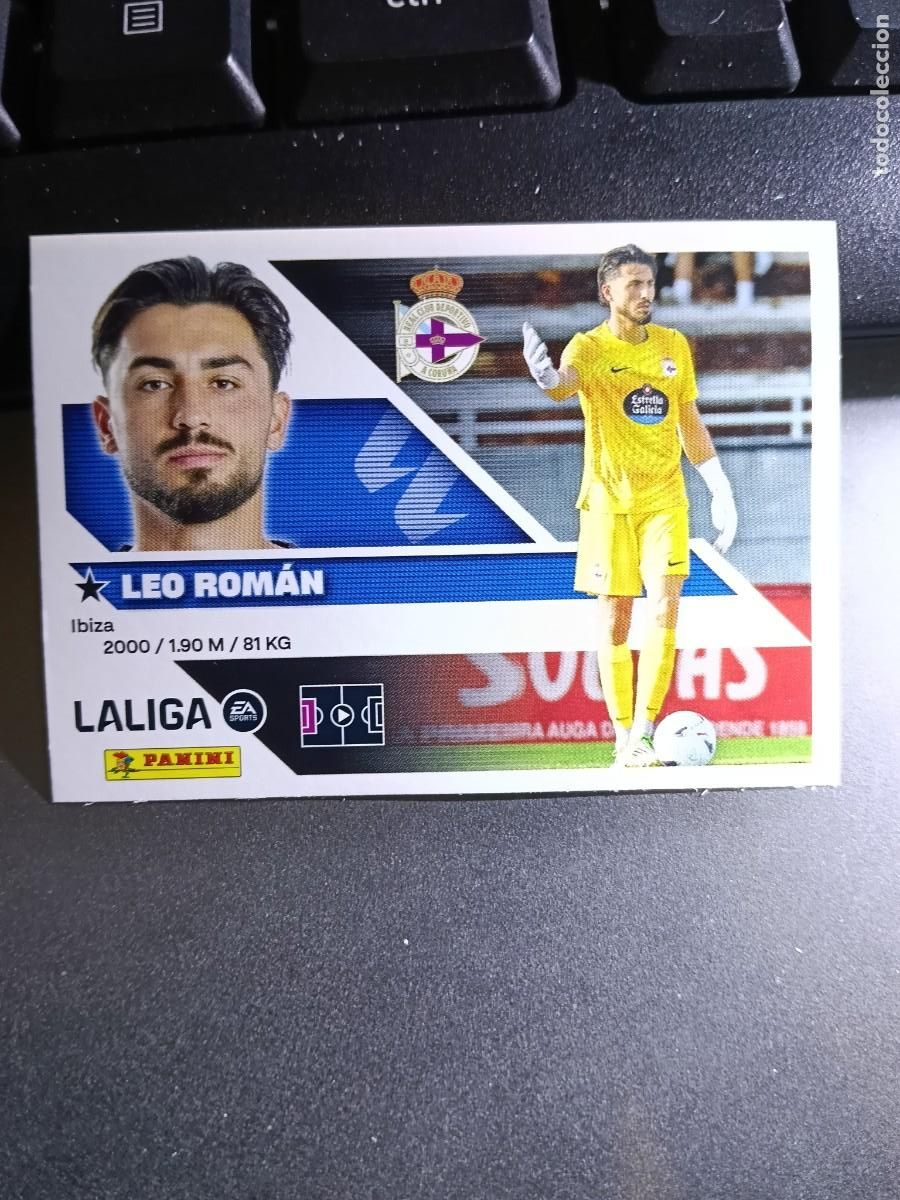 Coleccionismo cromos antiguos: CROMO LEO ROMAN 8 FICHAJE 8 &Uacute;LTIMOS FICHAJES 8 DEPORTIVO DE CORU&Ntilde;A LIGA 2026 2027 26 27 ESTE PANINI