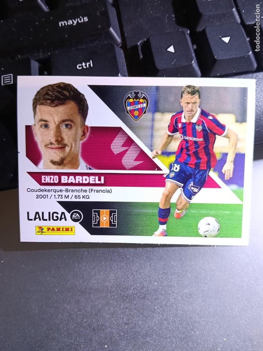 Coleccionismo cromos antiguos: CROMO BARDELI 7 FICHAJE 7 &Uacute;LTIMOS FICHAJES 7 LEVANTE LIGA 2026 2027 26 27 ESTE PANINI NUNCA PEGADO