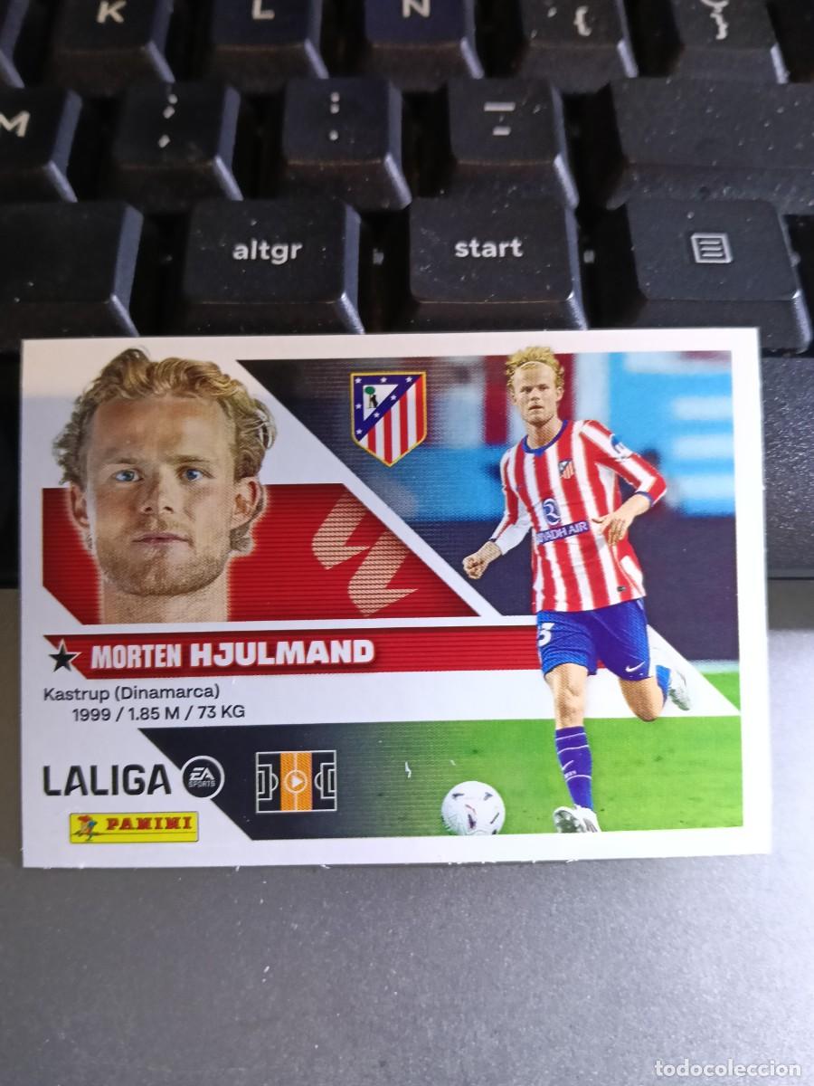 Coleccionismo cromos antiguos: CROMO HJULMAND 5 FICHAJE 5 &Uacute;LTIMOS FICHAJES 5 ATL&Eacute;TICO DE MADRID LIGA 2026 2027 26 27 ESTE PANINI
