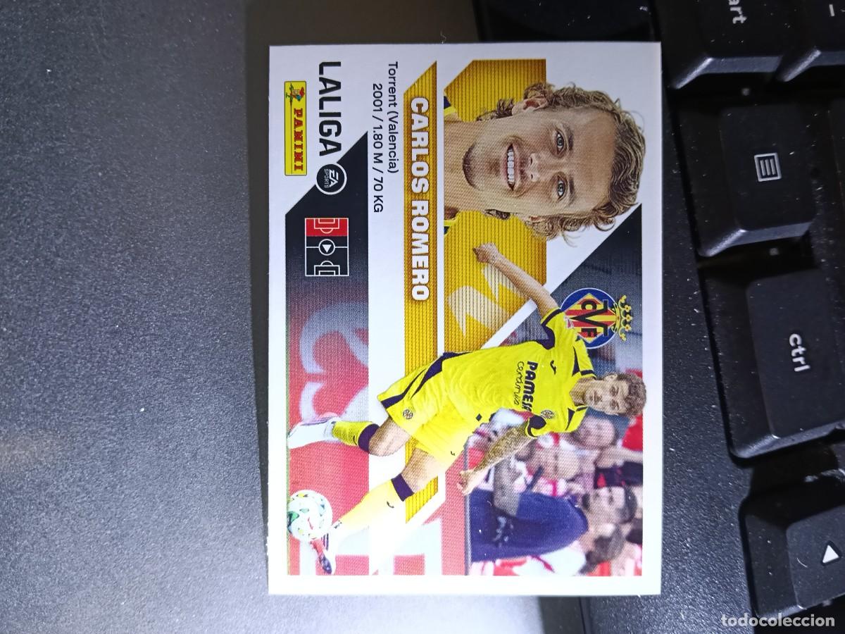 Coleccionismo cromos antiguos: CROMO CARLOS ROMERO 4 FICHAJE 4 &Uacute;LTIMOS FICHAJES 4 VILLARREAL LIGA 2026 2027 26 27 ESTE PANINI NUNCA