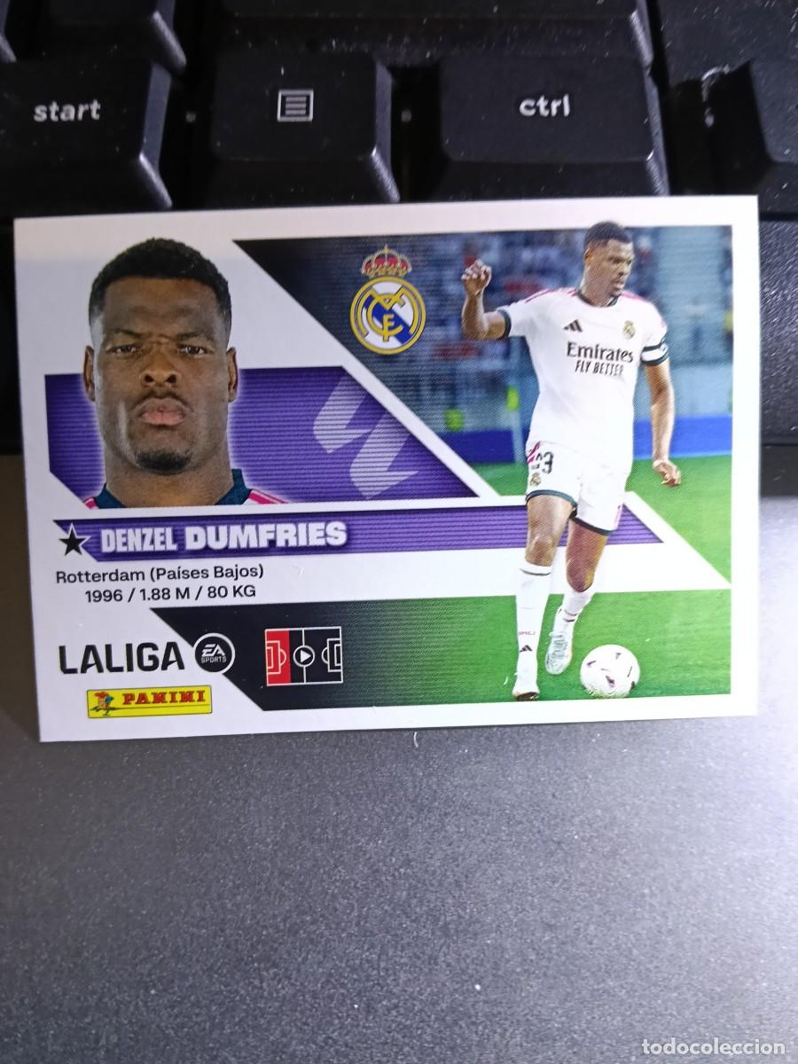 Coleccionismo cromos antiguos: CROMO DUMFRIES 3 FICHAJE 3 &Uacute;LTIMOS FICHAJES 3 REAL MADRID LIGA 2026 2027 26 27 ESTE PANINI NUNCA PEG