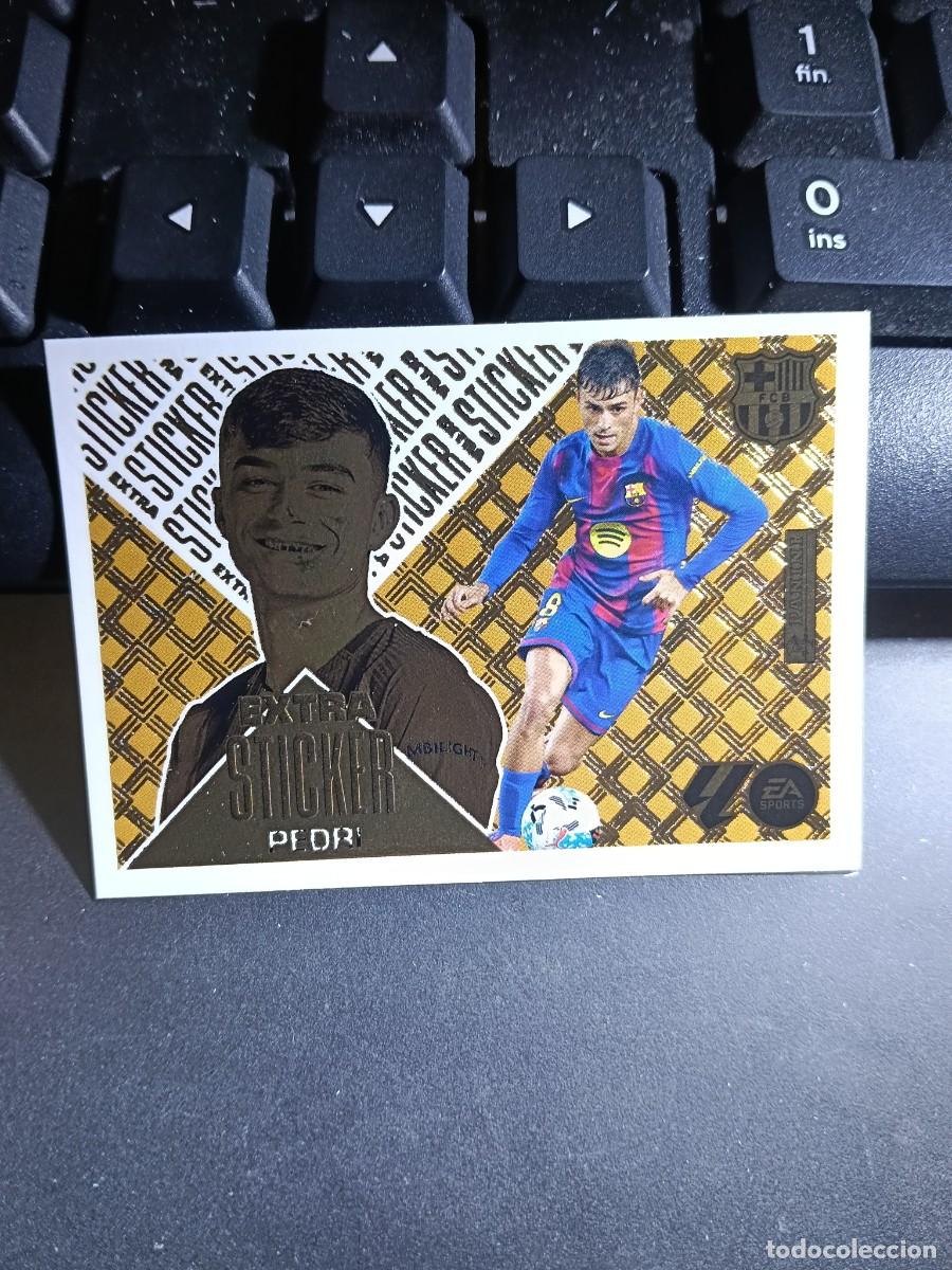 Coleccionismo cromos antiguos: CROMO PEDRI EXTRA STICKER BRONCE BARCELONA LIGA 2026 2027 26 27 ESTE PANINI NUNCA PEGADO