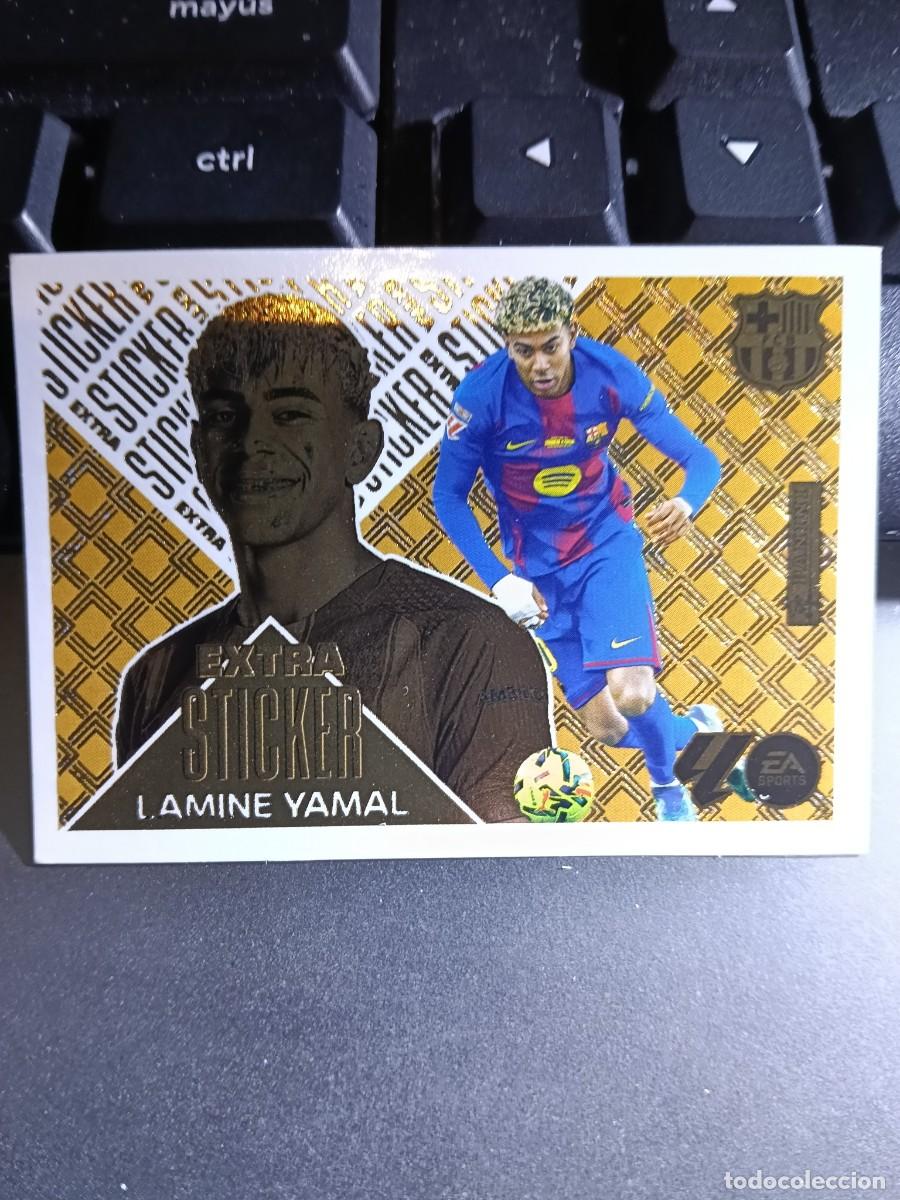 Coleccionismo cromos antiguos: CROMO LAMINE YAML EXTRA STICKER BRONCE BARCELONA LIGA 2026 2027 26 27 ESTE PANINI NUNCA PEGADO