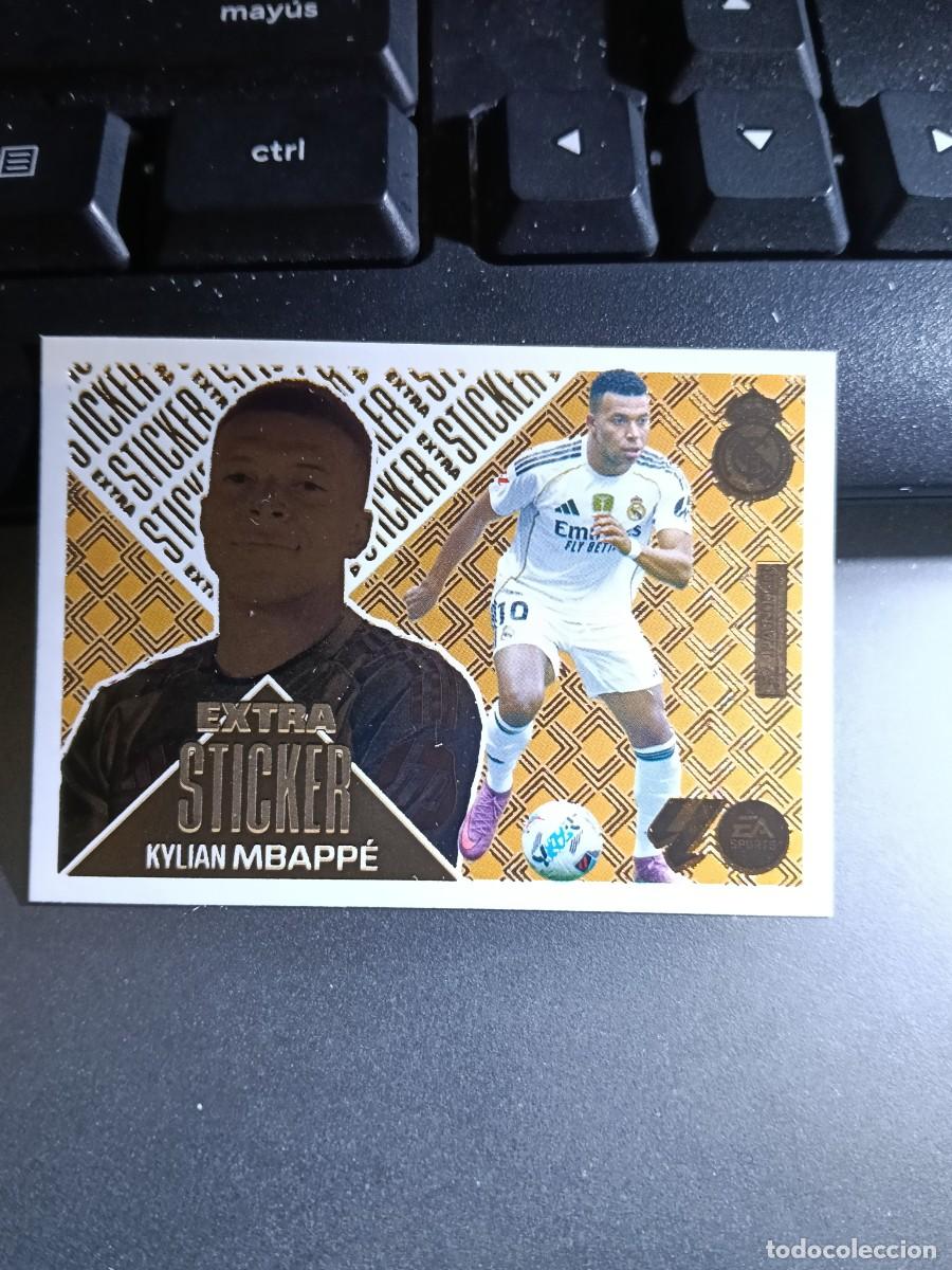 Coleccionismo cromos antiguos: CROMO MBAPPE EXTRA STICKER BRONCE REAL MADRID LIGA 2026 2027 26 27 ESTE PANINI NUNCA PEGADO