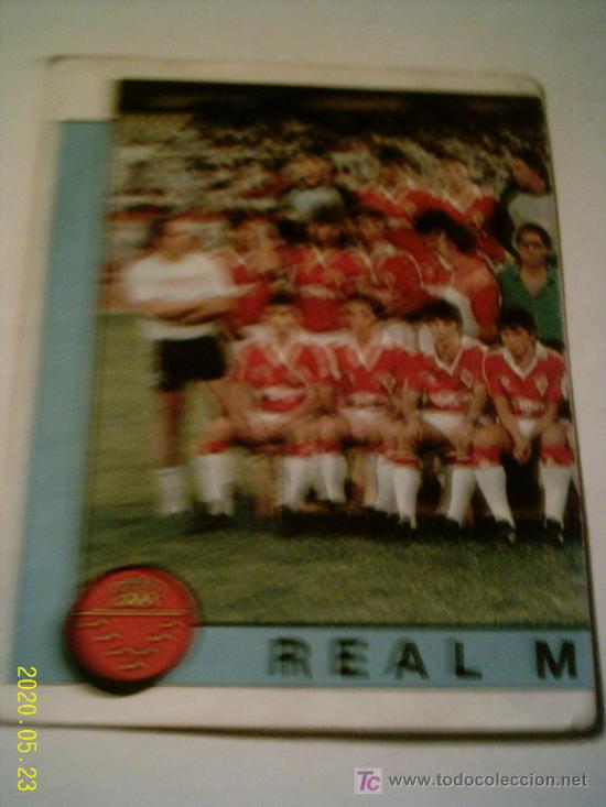 Cartes &agrave; collectionner de Football: CROMO DE REAL MURCIA. F&Uacute;TBOL 88. EDICIONES PANINI.