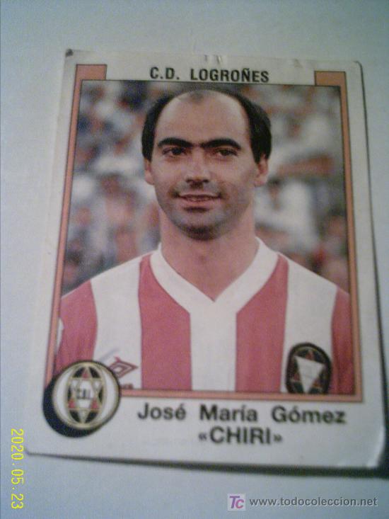 Cromos de f&uacute;tbol: CROMO DE C.D. LOGRO&Ntilde;&Eacute;S. F&Uacute;TBOL 88. EDICIONES PANINI. - Foto 1
