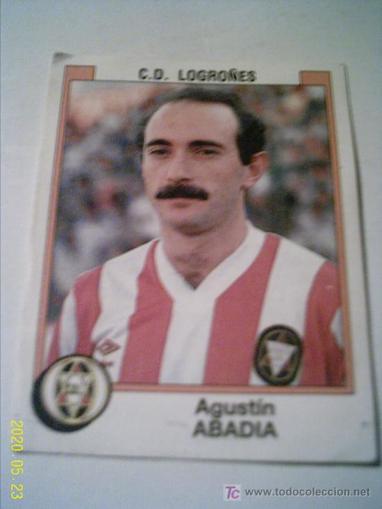 Cromos de f&uacute;tbol: CROMO DE C.D. LOGRO&Ntilde;&Eacute;S. F&Uacute;TBOL 88. EDICIONES PANINI. - Foto 1