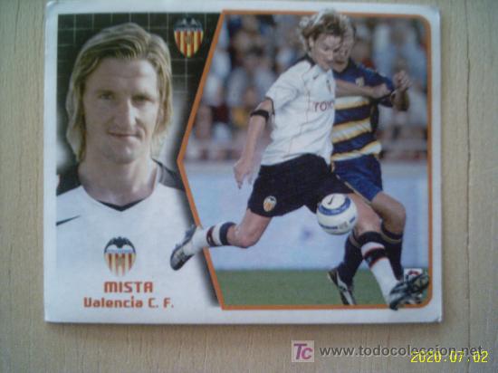 Cromos de F&uacute;tbol: CROMO DE LA LIGA 2005-2006.VALENCIA C.F. MISTA. ESTE