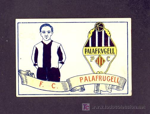 Cromos de f&uacute;tbol: Cromo de futbol: F.C.Palafrugell (Chocolates Amatller num.40)