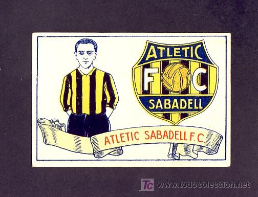 Cromos de F&uacute;tbol: Cromo de futbol: Atletic Sabadell F.C. (Chocolates Amatller num.21)