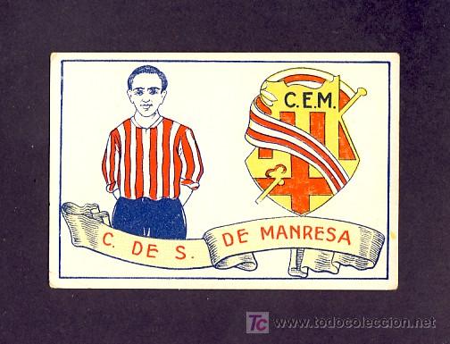 Figurine di Calcio: Cromo de futbol: C.S.de Manresa (Chocolates Amatller num.17)