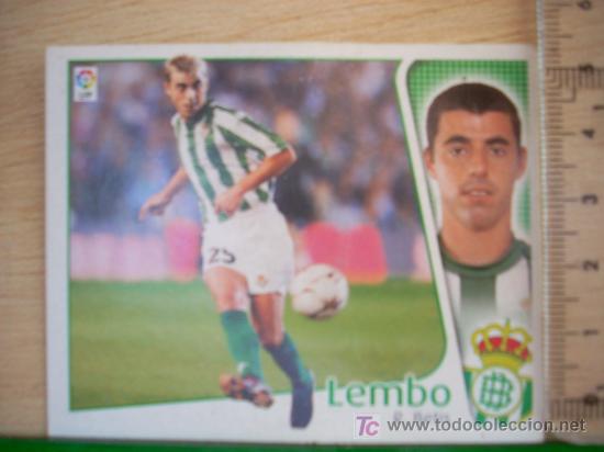 Football Stickers: CROMO DE LEMBO  // BETIS BALOMPI&Eacute; // LIGA 2004 - 2005 // EDICIONES ESTE.