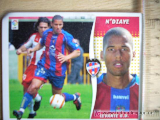 Fu&szlig;ball-Sticker: CROMO DE LA LIGA 2006-2007. LEVANTE U.D. N'DIAYE. EDICIONES ESTE