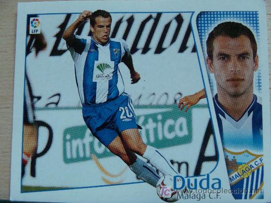 Fu&szlig;ball-Sticker: CROMO DE DUDA // M&Aacute;LAGA CLUB DE F&Uacute;TBOL  // LIGA 2004 - 2005 // EDICIONES ESTE.