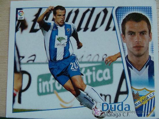 Football Stickers: CROMO DE DUDA // M&Aacute;LAGA CLUB DE F&Uacute;TBOL  // LIGA 2004 - 2005 // EDICIONES ESTE.