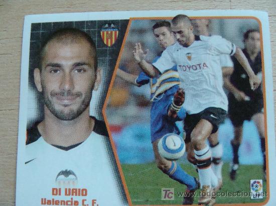 Figurine di Calcio: CROMO DE DI VAIO // VALENCIA CLUB DE F&Uacute;TBOL // LA LIGA 2005-2006 // COLECCIONES ESTE.