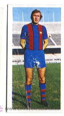 Cromos de f&uacute;tbol: REXACH. BARCELONA. EDICIONES ESTE 75-76. USADO - Foto 1