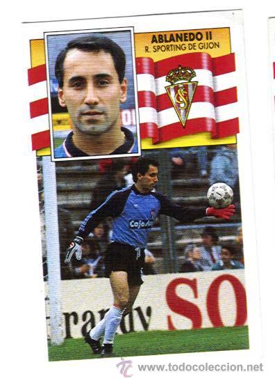 Cromos de f&uacute;tbol: ABLANEDO II. SPORTING DE GIJON. EDICIONES ESTE 90-91. NUEVO - Foto 1