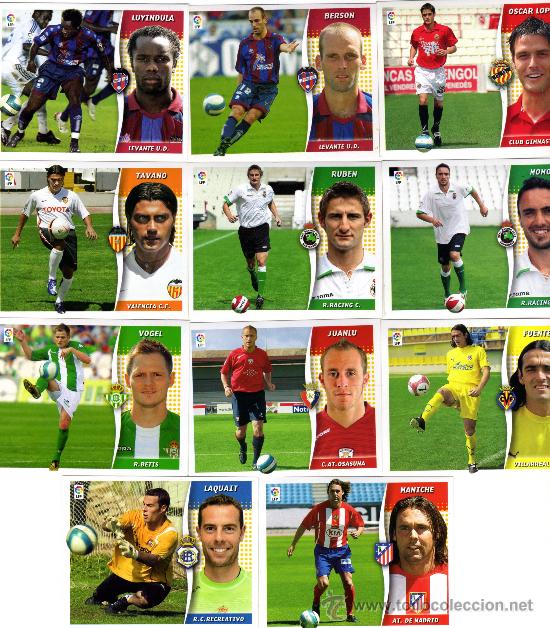 Cromos de f&uacute;tbol: 11 colocas este 2006-2007 - Foto 1