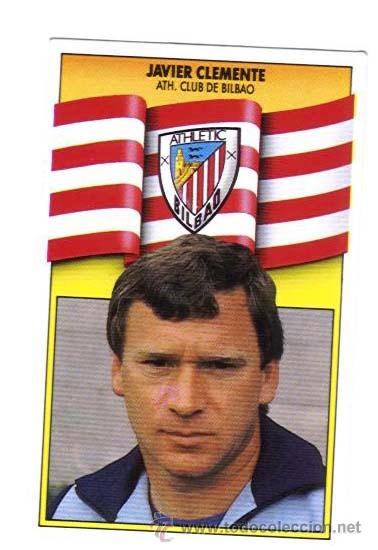 Cromos de f&uacute;tbol: JAVIER CLEMENTE. ATH.BILBAO. EDICIONES ESTE 90-91.NUEVO. - Foto 1