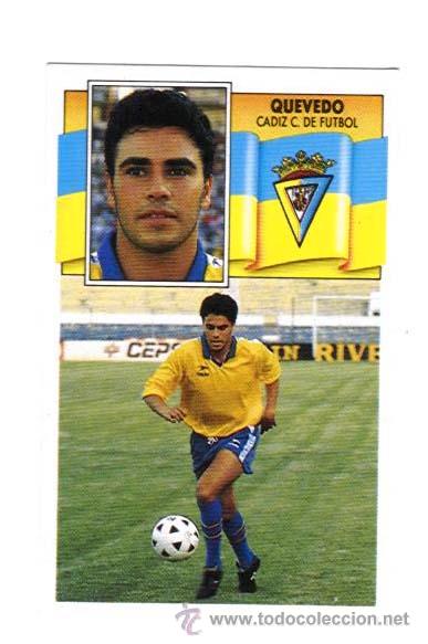 Cromos de f&uacute;tbol: QUEVEDO. CADIZ. EDICIONES ESTE 90-91. NUEVO - Foto 1