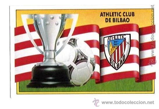 Cromos de f&uacute;tbol: ESCUDO. ATH.BILBAO. EDICIONES ESTE 90-91.NUEVO - Foto 1