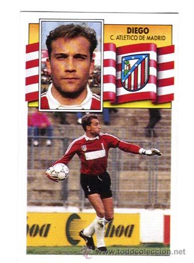 Cromos de f&uacute;tbol: DIEGO. AT.MADRID. EDICIONES ESTE 90-91. NUEVO - Foto 1