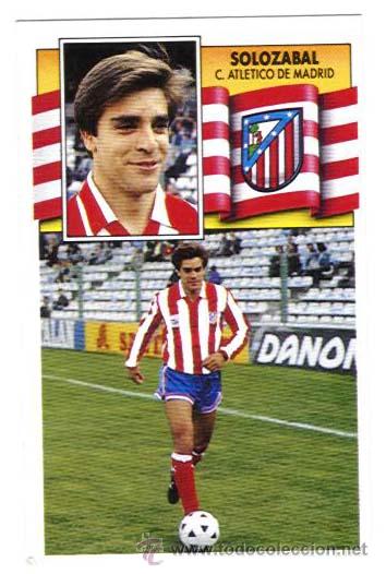 Cromos de f&uacute;tbol: SOLOZABAL. AT.MADRID. EDICIONES ESTE 90-91. DOBLE.NUEVO - Foto 1