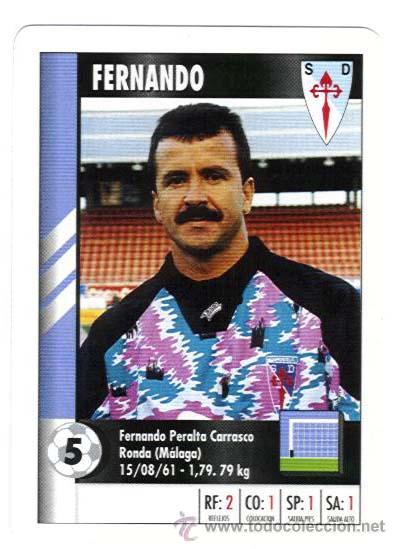 Cromos de f&uacute;tbol: FERNANDO. COMPOSTELA. SUPER GOL. MARCA. NUEVO - Foto 1
