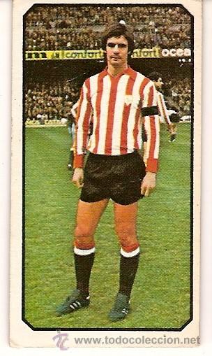 Cromos de Futebol: CROMO DE FUTBOL LIGA 77-78 ATLETHIC DE BILBA ROJO I EDICIONES ESTE no ha sido pegado.