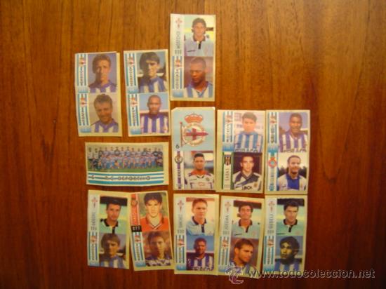 Cartes &agrave; collectionner de Football: R.DEPORTIVO CORU&Ntilde;A - CHICLE LIGA DE LAS ESTRELLAS - 97/98 - 13 cromos diferentes