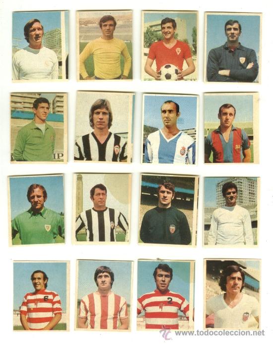 Cromos de F&uacute;tbol: lote de 16 cromos diferentes de la colecci&oacute;n xibeca sport