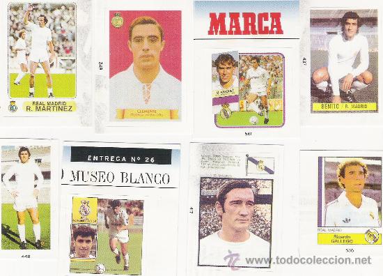 Figurine di Calcio: REAL MADRID---1 CROMO ADHESIVO DIARIO MARCA---MUSEO BLANCO---N&ordm; 437---BENITO