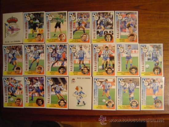 Cromos de Futebol: R.C.D. LA CORU&Ntilde;A - LIGA 94-95 PANINI - 20 cromos diferentes nuevos - EQUIPO COMPLETO