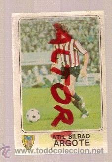 Fu&szlig;ball-Sticker: FUTBOL EN ACCION ATH.BILBAO ARGOTE 1977 PACOSA 2