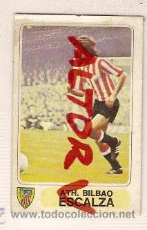 Fu&szlig;ball-Sticker: FUTBOL EN ACCION ATH.BILBAO ESCALZA 1977 PACOSA 2