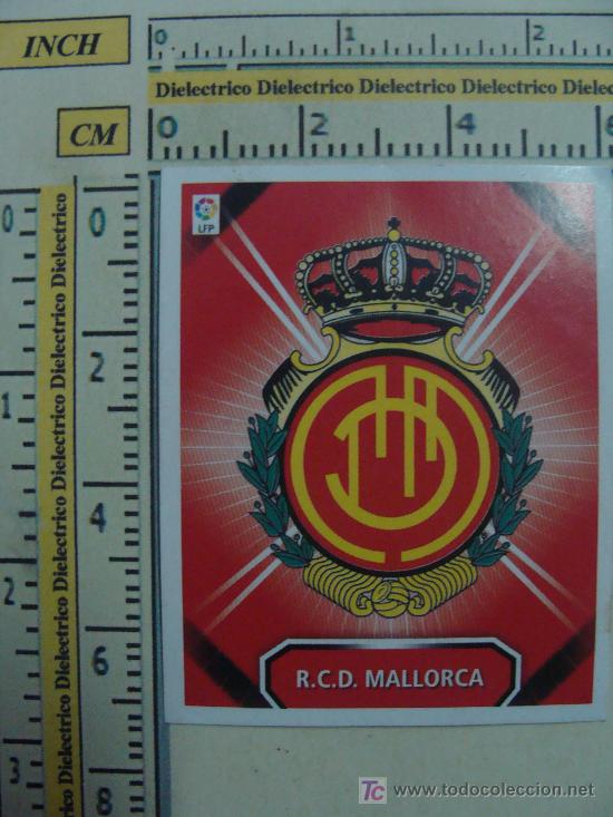 Fu&szlig;ball-Sticker: CROMO LIGA 2008 - 2009. REAL CLUB DEPORTIVO MALLORCA. ESCUDO. EDICIONES ESTE.