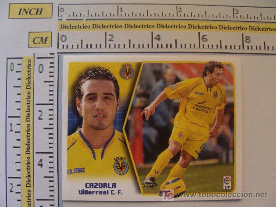 Football Stickers: CROMO LIGA 2005-2006.VILLAREAL C.F.CAZORLA  EDICIONES ESTE.