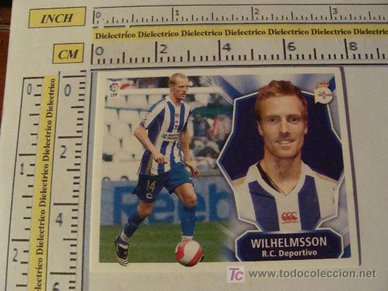 Fu&szlig;ball-Sticker: CROMO DE LA LIGA 2008 - 2009  R.C. DEPRTIVO WILHELMSSON EDICIONES ESTE.