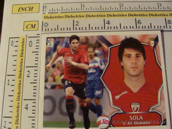 Fu&szlig;ball-Sticker: CROMO DE LA LIGA 2008 - 2009  C.AT.OSASUNA SOLA EDICIONES ESTE.