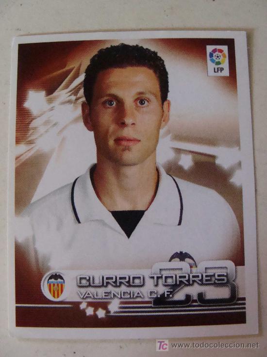 Cartes &agrave; collectionner de Football: CROMO DE LA LIGA 2002 - 2003. VALENCIA CLUB DE F&Uacute;TBOL. 339  CURR TORRES PANINI. PERFECTO.