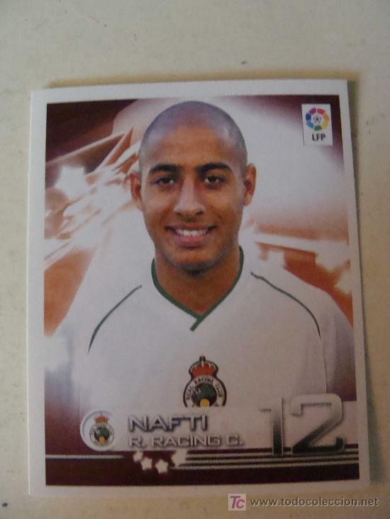 Football Stickers: CROMO DE LA LIGA 2002 - 2003. R.RACING C.258 NAFTI PANINI. PERFECTO.